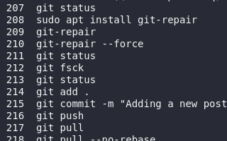 git-repair usage