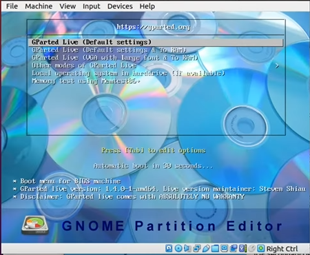 gparted-initialized